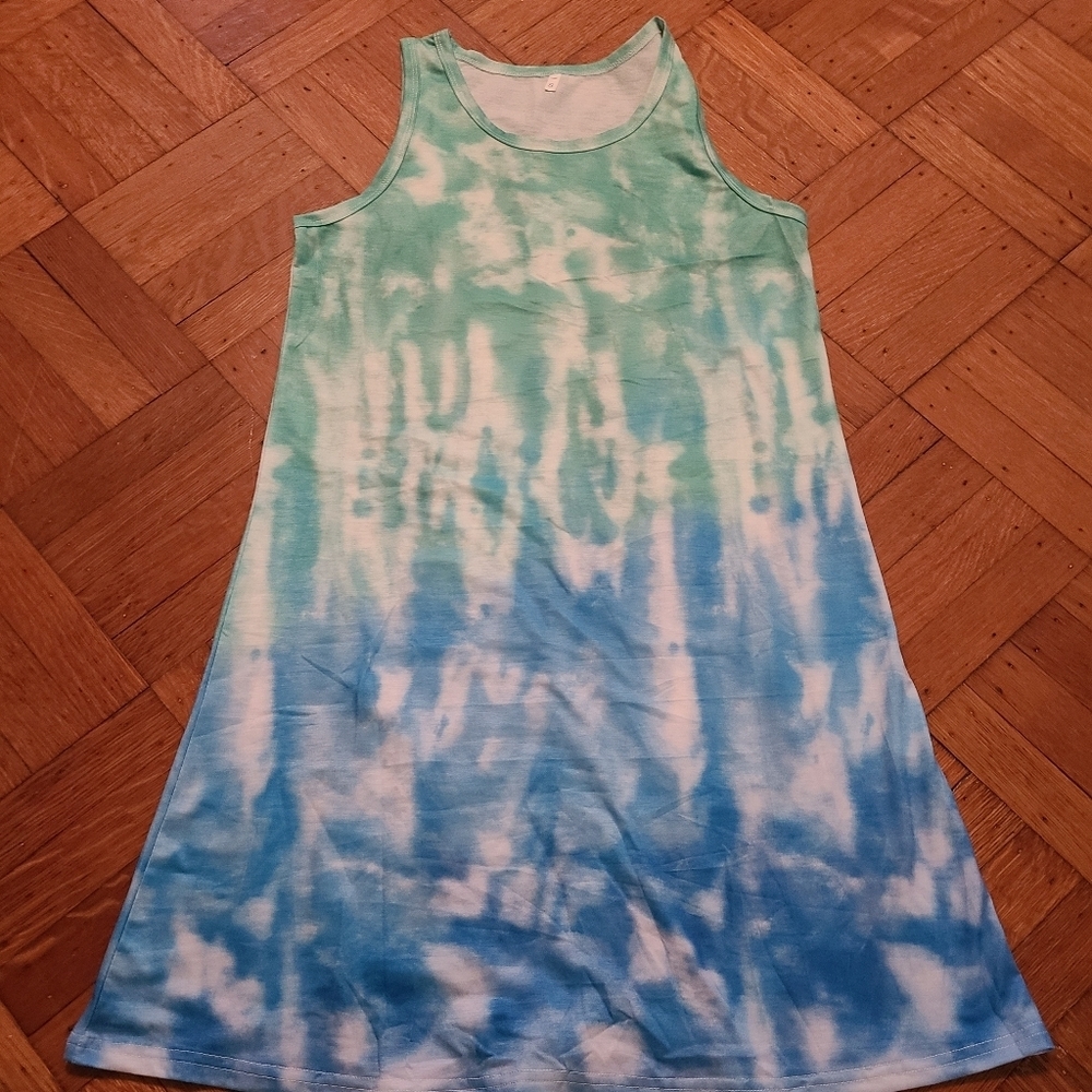 Tye dye summer dress new